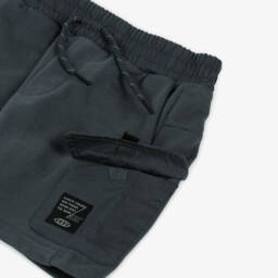 Mayoral-Boys Graphite Jersey Cargo Bermudas | Childrensalon Outlet
