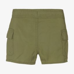 Mayoral-Зеленые хлопковые шорты карго для мальчиков | Childrensalon Outlet