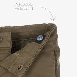 Mayoral-Зеленые хлопковые шорты чинос | Childrensalon Outlet