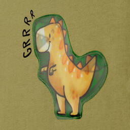 Mayoral-Boys Green Cotton Dinosaur T-Shirt | Childrensalon Outlet