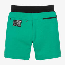 Mayoral Нукутаваке-Boys Green Cotton Drawstring Shorts | Childrensalon Outlet