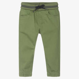 Mayoral-جوغرزأطفال ولادي  قطن تويل لون أخضر | Childrensalon Outlet