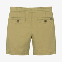 Mayoral-Boys Green Cotton & Linen Shorts | Childrensalon Outlet