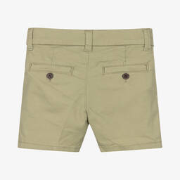 Mayoral-Boys Green Cotton Shorts | Childrensalon Outlet