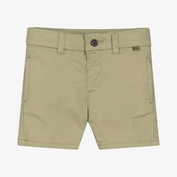 Mayoral-Boys Green Cotton Shorts | Childrensalon Outlet
