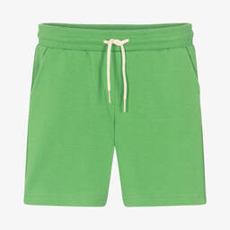 Mayoral-Boys Green Jersey Shorts | Childrensalon Outlet