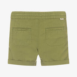 Mayoral-Boys Green Linen Shorts | Childrensalon Outlet