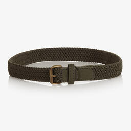 Mayoral-Boys Green Plaited Belt | Childrensalon Outlet