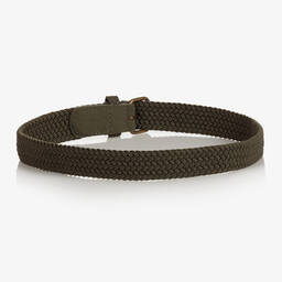 Mayoral-Boys Green Plaited Belt | Childrensalon Outlet