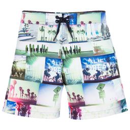 Mayoral Нукутаваке-Boys Green Surfer Print Swim Shorts | Childrensalon Outlet