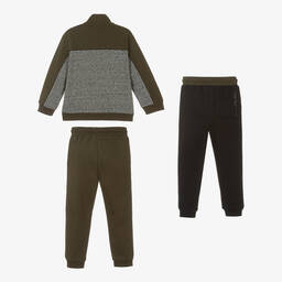 Mayoral-Boys Green Tracksuit Set | Childrensalon Outlet