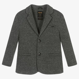 مايورال-جاكيت بلايزر جيرسي لون رمادي للأولاد | Childrensalon Outlet