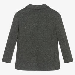 مايورال-جاكيت بلايزر جيرسي لون رمادي للأولاد | Childrensalon Outlet