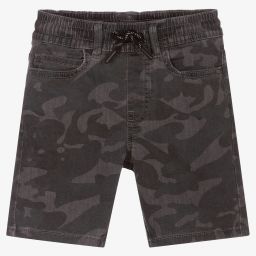 مايورال-شورت قطن عضوي جيرسي لون رمادي للأولاد | Childrensalon Outlet