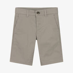 Mayoral-Boys Grey Chino Shorts | Childrensalon Outlet