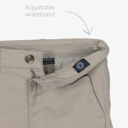 Mayoral-Boys Grey Chino Shorts | Childrensalon Outlet