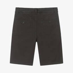 Mayoral-Boys Grey Cotton Shorts | Childrensalon Outlet