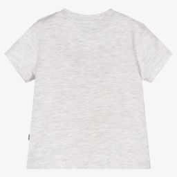 Mayoral-Boys Grey Cotton T-Shirt | Childrensalon Outlet