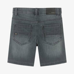 Mayoral-Серые джинсовые шорты для мальчиков | Childrensalon Outlet
