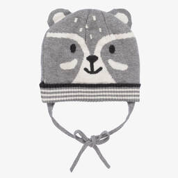 Mayoral-Серая вязаная шапка Лисичка | Childrensalon Outlet