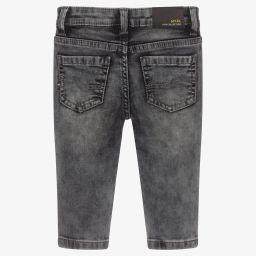 Mayoral-Boys Grey Jersey Jeans | Childrensalon Outlet