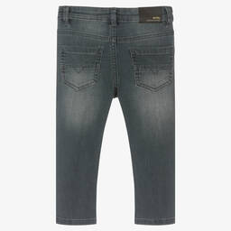 مايورال-جينز سليم-فيت قطن مستدام دنيم لون رمادي | Childrensalon Outlet