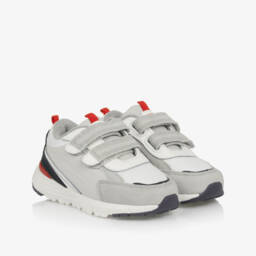 Mayoral-حذاء رياضي رمادي من الجلد السويدي للأولاد | Childrensalon Outlet