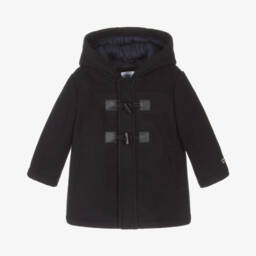 Mayoral-Boys Hooded Navy Toggle Coat | Childrensalon Outlet
