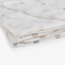 Mayoral Newborn-لفاف دافئ عاجي للأولاد بشكل دب | Childrensalon Outlet