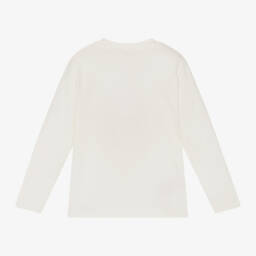 Mayoral-Boys Ivory Blue Car Graphic Shirt | Childrensalon Outlet