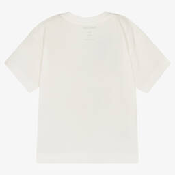 Mayoral-Boys Ivory Cotton Dinosaur T-Shirt | Childrensalon Outlet