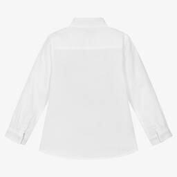 مايورال-قميص قطن وكتان لون عاجي للأولاد | Childrensalon Outlet