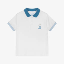 Mayoral-بولو بيكيه بحري قطن عاجي للأولاد | Childrensalon Outlet