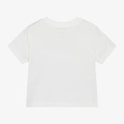 Mayoral-Boys Ivory Cotton T-Shirt | Childrensalon Outlet