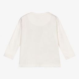 Mayoral-Хлопковый кремовый топ для мальчиков | Childrensalon Outlet