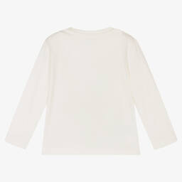 Mayoral-Кремовый хлопковый топ для мальчиков | Childrensalon Outlet