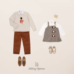 Mayoral-Boys Ivory Cotton Twill Blouse | Childrensalon Outlet