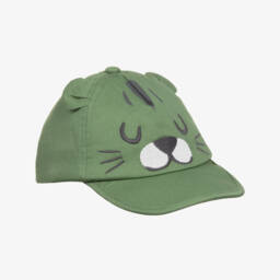 Mayoral-Boys Jungle Green Tiger Hat | Childrensalon Outlet