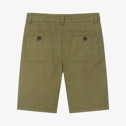 Mayoral Нукутаваке-Хлопковые шорты цвета хаки | Childrensalon Outlet