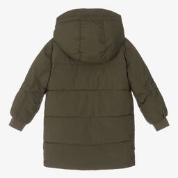 Mayoral-Длинная куртка цвета хаки с капюшоном для мальчиков | Childrensalon Outlet