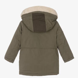 مايورال-Boys Khaki Green Parka | Childrensalon Outlet