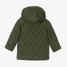 Mayoral-معطف أطفال ولادي مبطن لون أخضر كاكي | Childrensalon Outlet