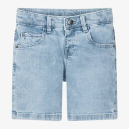 Mayoral-Boys Light Blue Denim Shorts | Childrensalon Outlet