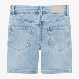 Mayoral-Boys Light Blue Denim Shorts | Childrensalon Outlet