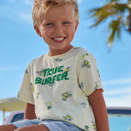 Mayoral-Boys Light Blue Denim Shorts | Childrensalon Outlet