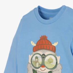 Mayoral-Boys Light Blue Lenticular Tee | Childrensalon Outlet