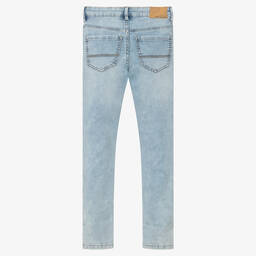 Mayoral Nukutavake-جينز سليم-فيت قطن مستدام دنيم لون أزرق للأولاد | Childrensalon Outlet