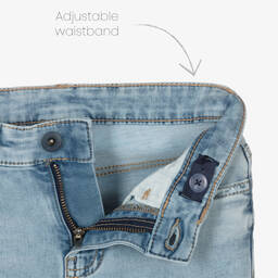 Mayoral Nukutavake-جينز سليم-فيت قطن مستدام دنيم لون أزرق للأولاد | Childrensalon Outlet