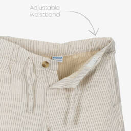 Mayoral-Кремовый комплект из льняной смеси для мальчиков | Childrensalon Outlet