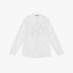 Mayoral Nukutavake-قميص قطني خفيف أبيض للأولاد | Childrensalon Outlet